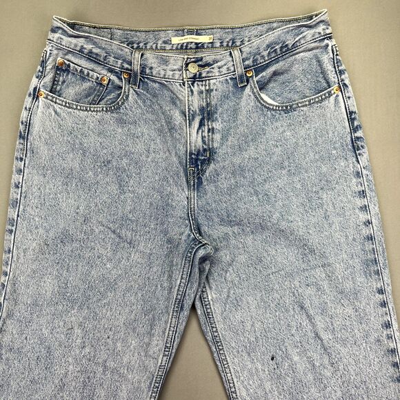 Levi's Women's Low Pro Relaxed Straight Leg Mid-Rise Jeans Size 31 (Fits 34") - Picture 2 of 16